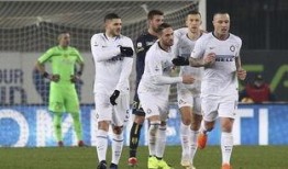 23-24赛季意甲第17轮：国际米兰vs莱切,国际米兰3-1逆转莱切，惊险保住榜首位置